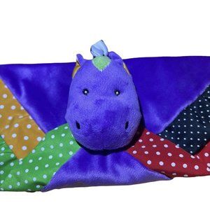 Baby Ganz Lookie Loos Mini Blankie Horse‎ Security Blanket Baby Lovey 13”x13”